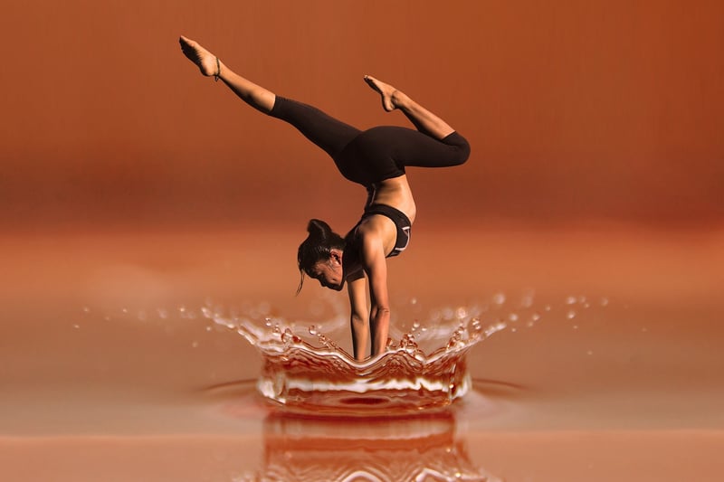 Woman practicing somatic dance